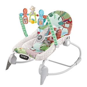 Silla mecedora Bouncer Baby Cam, táctil, mesa de comer, verde