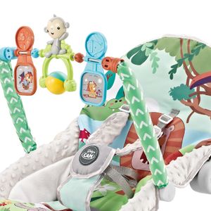 Silla mecedora Bouncer Baby Cam, táctil, mesa de comer, verde