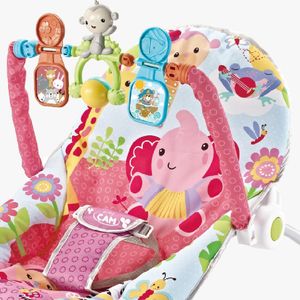 Silla mecedora Bouncer Baby Cam, táctil, peso máx. 20 kg, fucsia