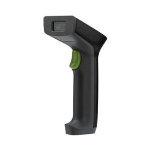 Lector pistola escáner de códigos de barras 1D/2D inalámbrico, conectividad bluetooth y 2.4GHz, negro
