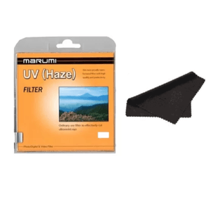 Filtro de Protección UV HAZE 37mm (N) Marumi, realza la nitidez, protege tu lente para fotografías, negro