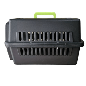 Kennel transportador L50, para gatos y perros, negro