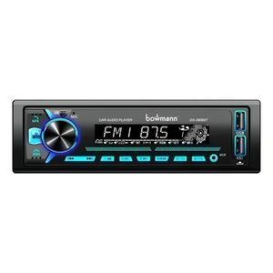 Autoradio Bowmann bluetooth Aux USBx2 7, control remoto, panel desmontable, negro- DS-2900BT