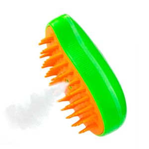 Cepillo Anavapets peine de vapor, recargable, ergonómico, verde
