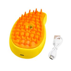 Cepillo Anavapets peine de vapor, recargable, amarillo
