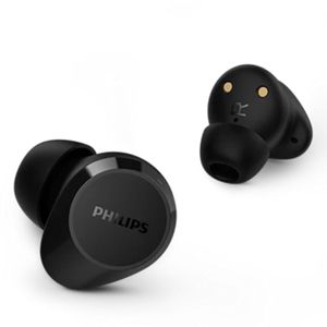 Audífonos bluetooth True Wireless Philips TAT1209 control táctil, resistencia IPX4, duración máx. 18 horas con estuche de carga, negro