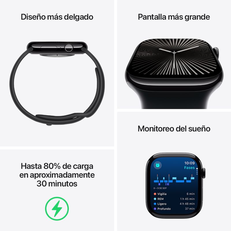 Apple Watch Series 10 42mm negro