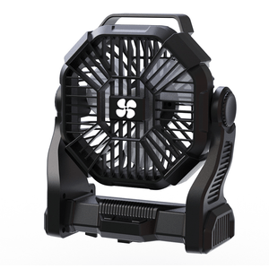 Ventilador Westminster con luz LED 45W, 4 velocidades, negro