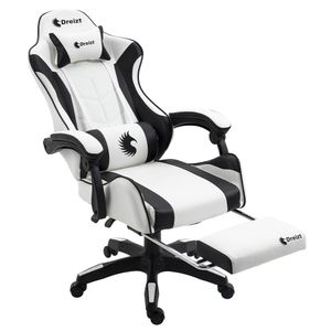 PREVENTA: Silla gamer Ergonómica Dreizt Shine Series, máx 120 kg, inclinación 155°, color blanco