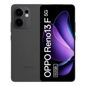Celular OPPO Reno13 F 5G 512GB, 12GB RAM, cámara principal 50MP, frontal 32MP, 6.67", gris