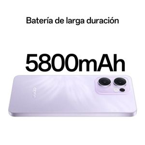 Celular OPPO Reno13 F 5G 256GB, 12GB ram, cámara principal 50MP, frontal 32MP, 6.67", morado