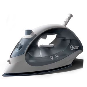 Plancha Oster 2 en 1, cerámica, vapor vertical, apagado automático