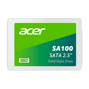 Disco solido interno Acer SA100 240GB 2.5", escritura 449MB/S, lectura 549MB/S