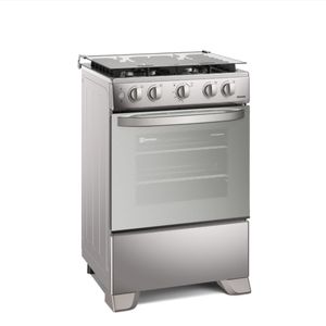 Cocina Electrolux FE4PMR Efficient VaporBake 12000 W, 4 quemadores, 70 litros, triple llama, plateado