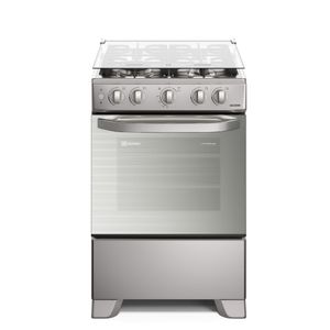 Cocina Electrolux FE4PMR Efficient VaporBake 12000 W, 4 quemadores, 70 litros, triple llama, plateado
