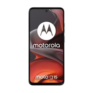 Celular Motorola G15 4G 256GB, 4GB RAM, cámara principal 50 MP+5MP, frontal 8 MP, 6.72", gris