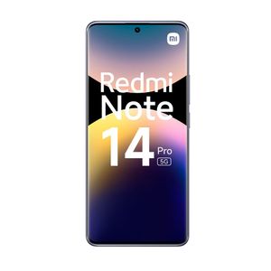 Celular Xiaomi Redmi Note 14 Pro 5G 256GB, 8GB RAM, cámara principal 200MP+8MP+2MP, frontal 20MP, 6.67", lavender