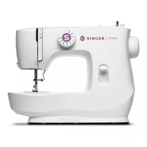 Máquina de coser recta Singer M1605, portable, 6 puntadas, blanco