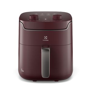 Freidora de aire efficient Electrolux EAF41 1400W, capacidad 5.6 litros, 200° C, timer, roja