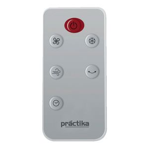Enfriador de aire Practika P-02, 75W, 3 modos, control remoto, blanco