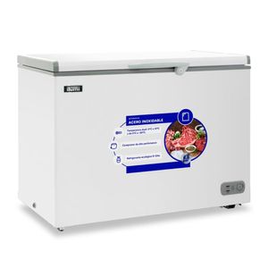 Congeladora Ilumi TFI-3400WH, 340 litros, tina de acero, blanco