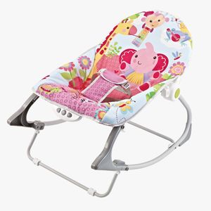Mecedora Babycam para bebé recién nacido me cuidan, vibradora, musical, rosado