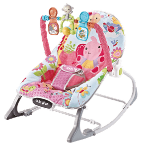 Mecedora Babycam para bebé recién nacido me cuidan, vibradora, musical, rosado