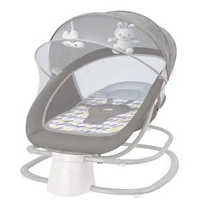 Mecedora Babycam para bebé recién nacido Deluxe, eléctrica, control app, gris