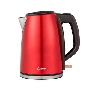 Hervidor eléctrico Oster BVSTKT673CR 1850W, capacidad 1.7 litros, acero inoxidable, rojo