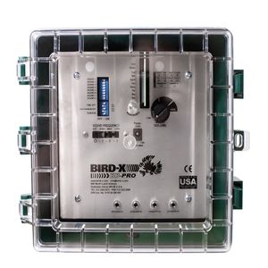 Ahuyentador de aves BirdX BB Pro ultrasónico, sistema de sonidos sónicos, verde