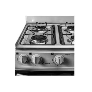 Cocina de pie Imaco 4 quemadores, compacta, eficiente, funcional, gris