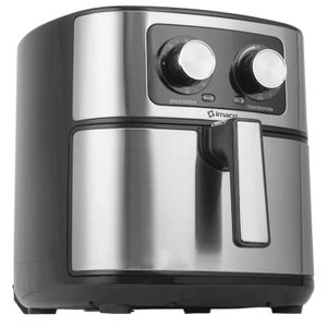 Freidora Turbo Air Imaco AF6015M, 6 litros, temporizador, acero