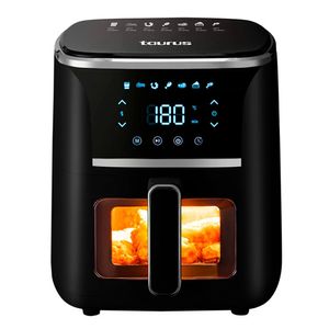 Freidora de aire Taurus, 5 litros,1400W, negro