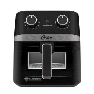 Freidora de aire manual Oster diamond force, 6 litros, 1700W, negro -  CKSTAF60WMDF