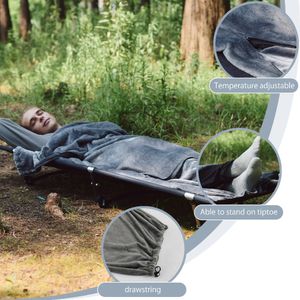 Liner Polar Deep Warm Naturehike, máximo confort, térmico en climas fríos, gris