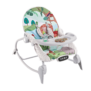Mecedora Babycam para bebé recién nacido, musical, con bandeja, panel touch
