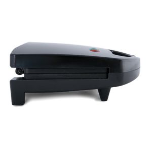 Sandwichera Imaco IST101N, 750W, superficie antiadherente, asas termoaislantes, negro
