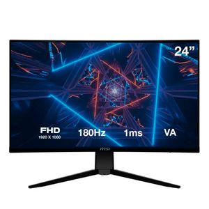 Monitor curvo gamer 23.8" MSI G2422C VA, Full HD, 180Hz, 1ms