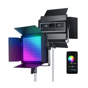 Luz continua LED Neewer RGB1200, 60W, 1056 LED, control App, RGB completo, CRI97+, 2500K–8500K