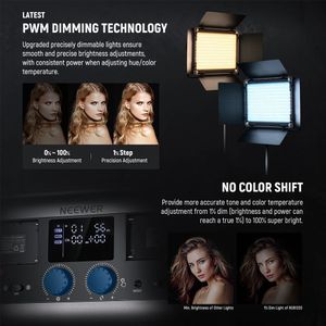 Luz continua LED Neewer RGB1200, 60W, 1056 LED, control App, RGB completo, CRI97+, 2500K–8500K