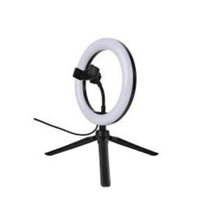 Aro de luz LED 10" Captor + mini trípode , 3 temperaturas de color, iluminación uniforme