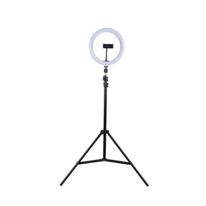 Aro de luz LED 14" Captor + trípode ajustable de 2 metros, tres temperaturas de color, iluminación profesional