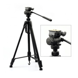 Trípode ligero WT-3717 Weifeng + estuche, altura máxima 1.65 metros, carga máx. 3 kg, aluminio