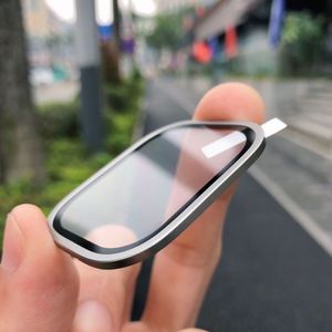 Protector de pantalla de metal titanio, vidrio templado para Apple Watch Ultra y Ultra 2, 49mm, acabado mate