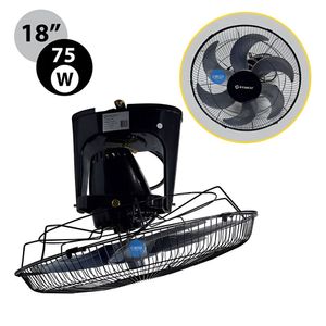 Ventilador de techo Imaco OCF7919, orbital, 18", 3 velocidades, bajo nivel de ruido