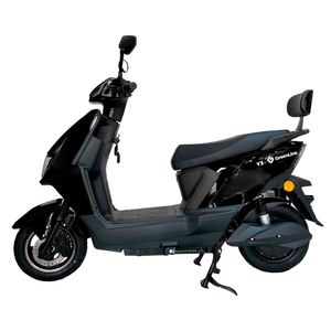 Moto eléctrica GreenLine Y3, 45 km/h, autonomía 60 km, motor 1200W, vehículo eléctrico, alarma antirrobo, negro