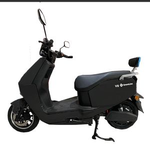 Moto eléctrica GreenLine V8, 45 km/h, 55 km, 1200W, 72V, frenos de disco, alarma, negro