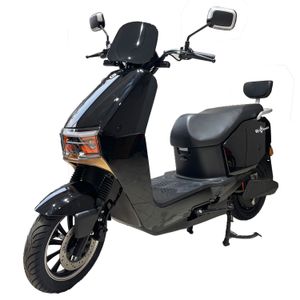 Moto eléctrica GreenLine V8, 45 km/h, 55 km, 1200W, 72V, frenos de disco, alarma, negro