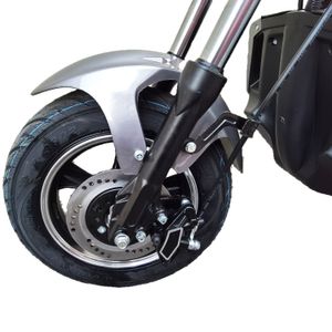 Moto eléctrica GreenLine X3, 60 km/h, 65 km, 1500W, 72V, alarma, gris