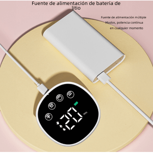 Extractor de leche materna manos libres CP, 9 velocidades, negro